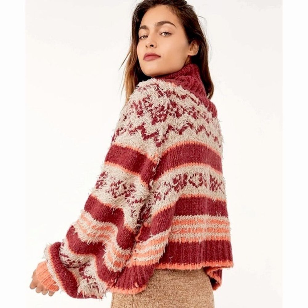 NWT Free People Check Me Out Pullover Sweater - Picture 5 of 8
